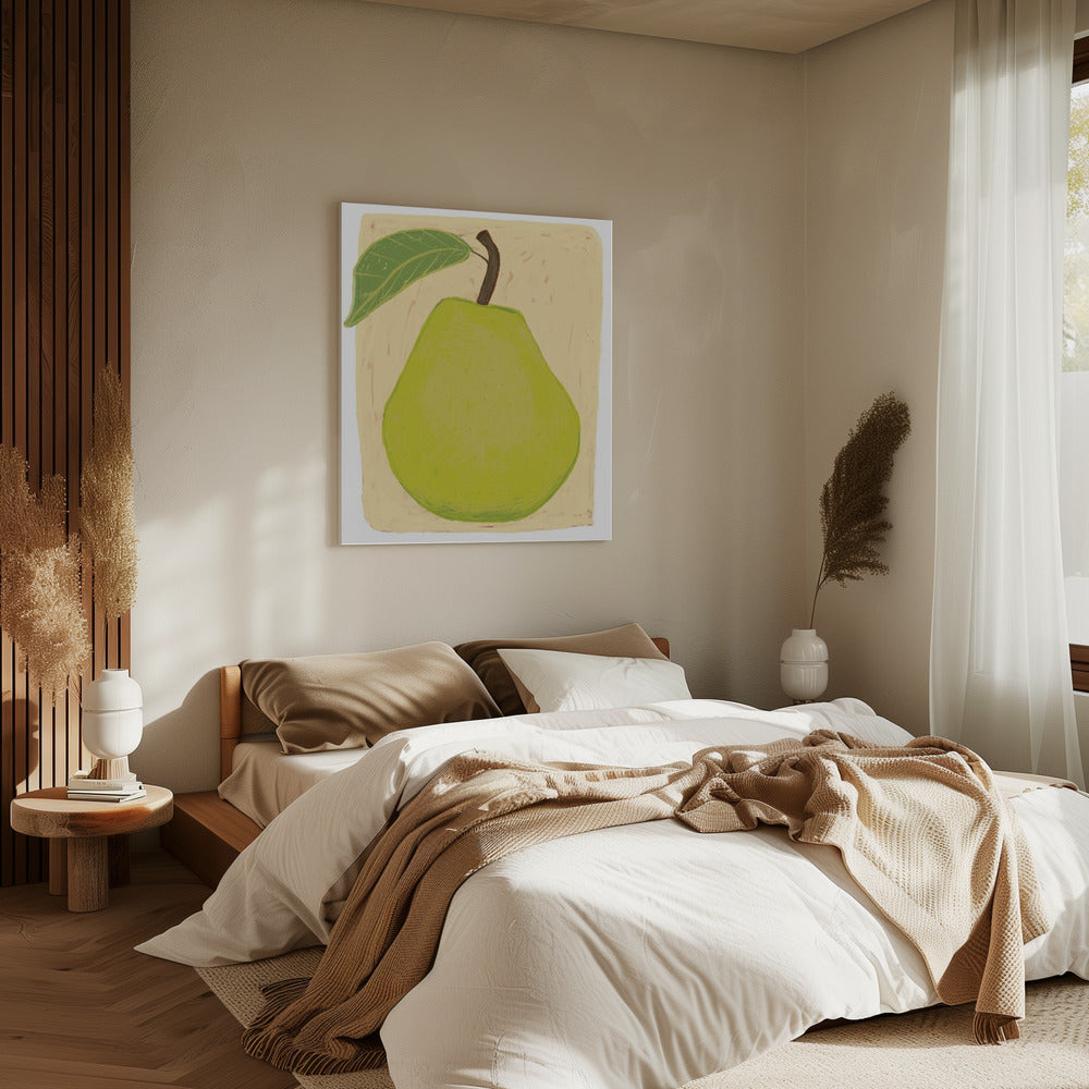 Big green pear | Canvas