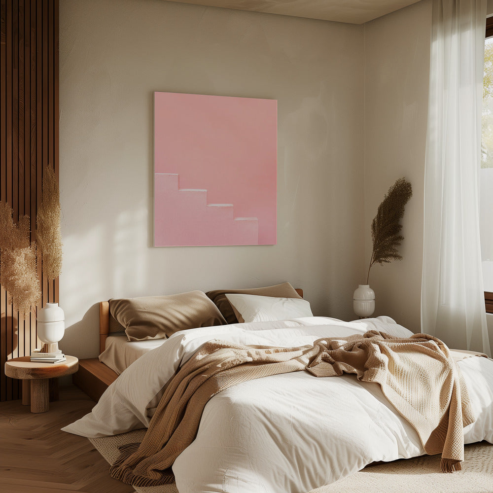 Muralla Roja in Pink II | Canvas