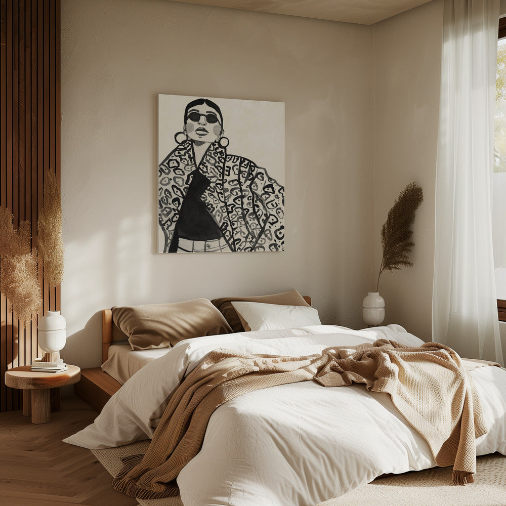 Bleib cool | Leinwand
