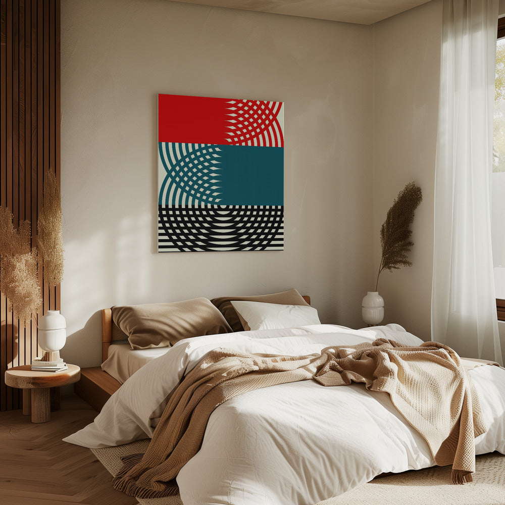 Symmetrische Echos | Leinwand