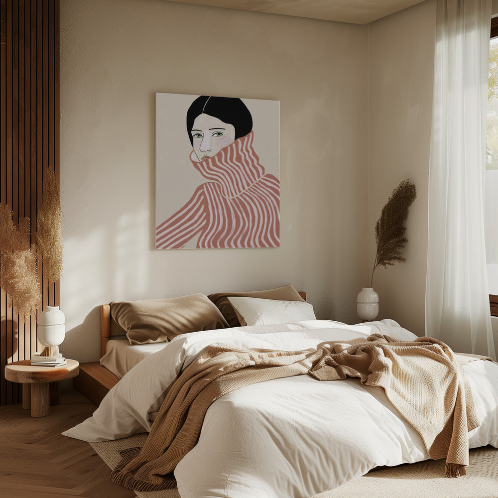 Lady in jumper | Canvas