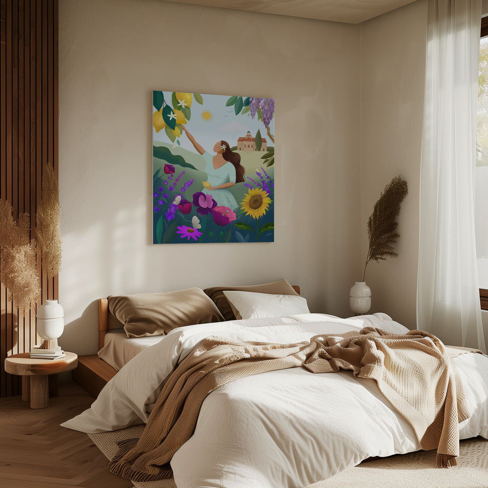 Sommer in der Provence | Leinwand