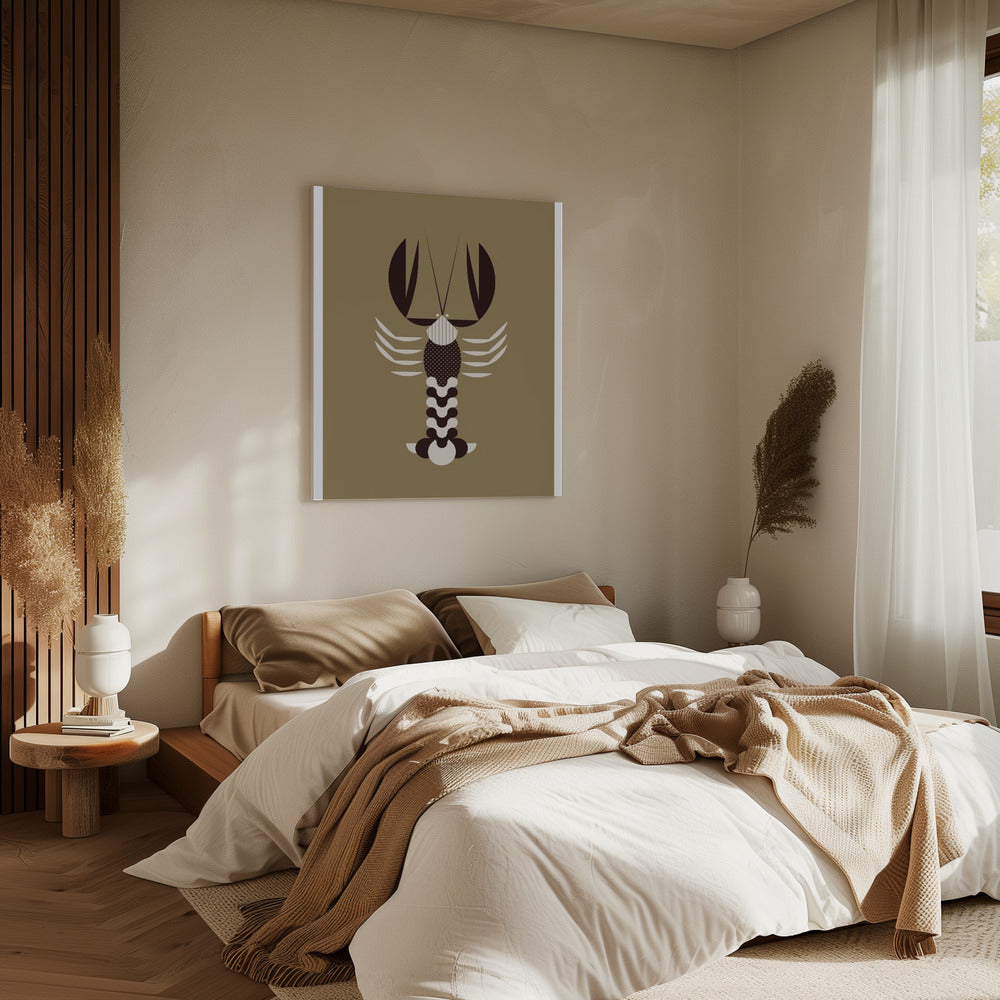 Golden Animals - Lobster (Gold) | Canvas