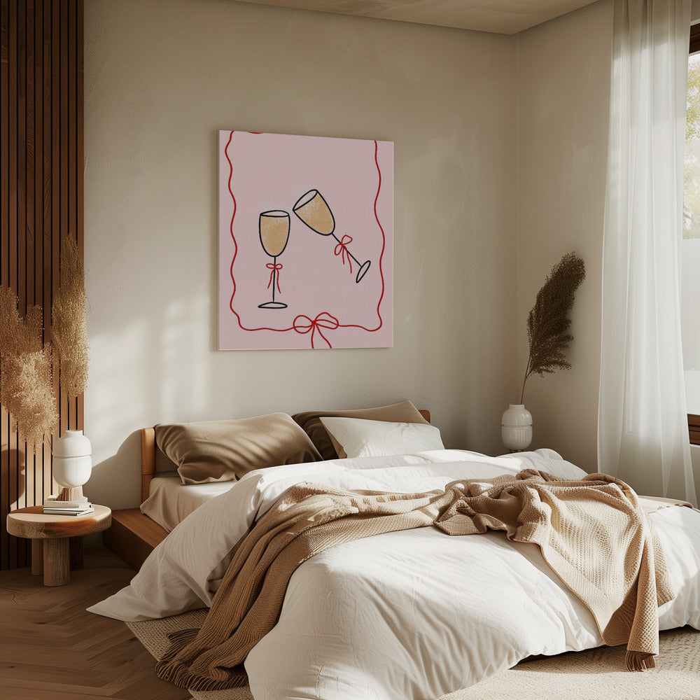 Champagne Cheers | Canvas