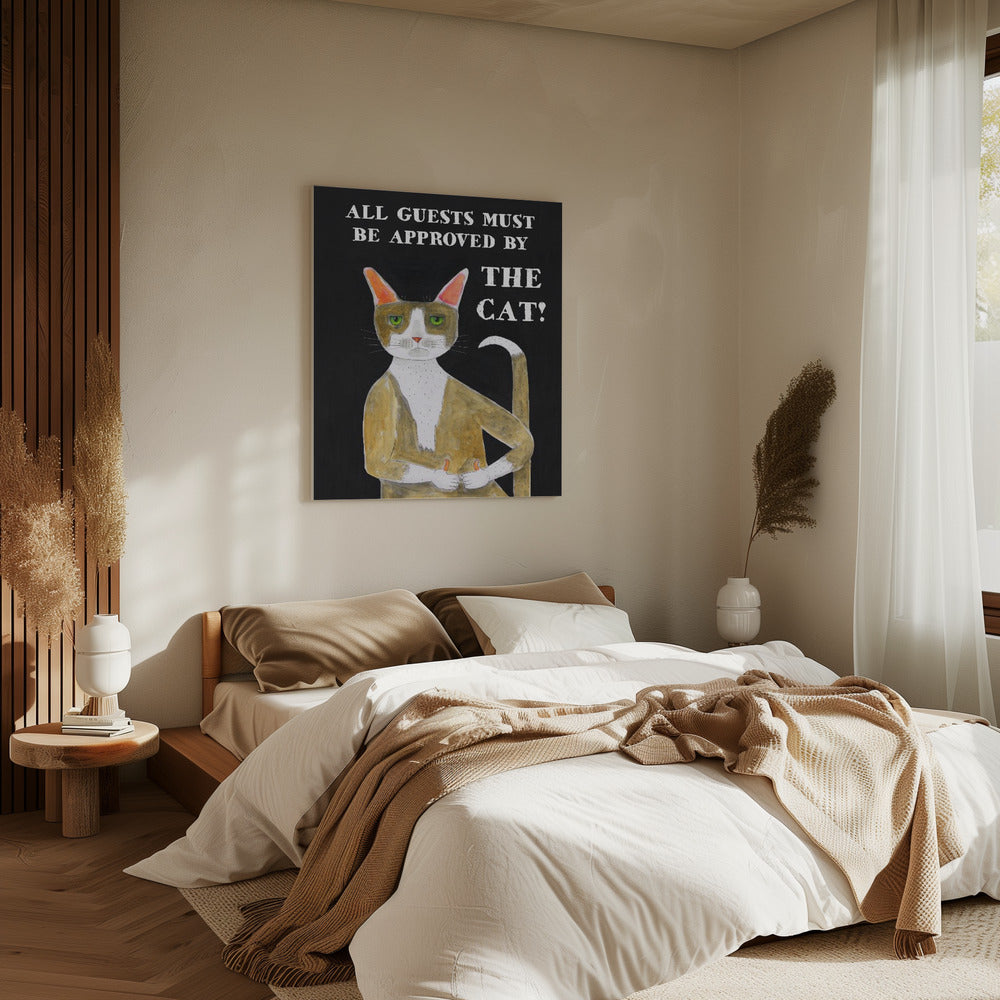 Von der Katze genehmigt | Leinwand