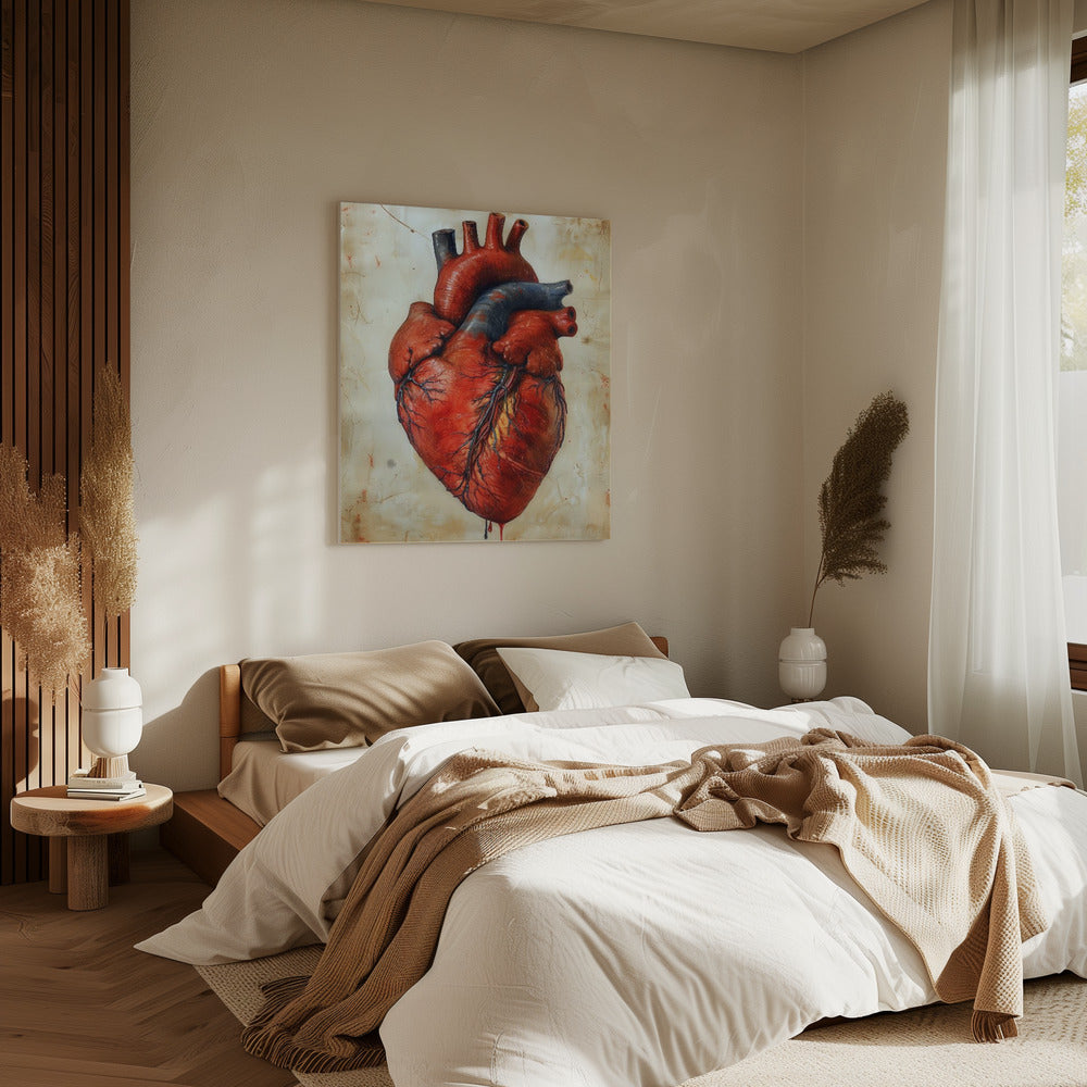 Anatomy Art 3 heart | Canvas