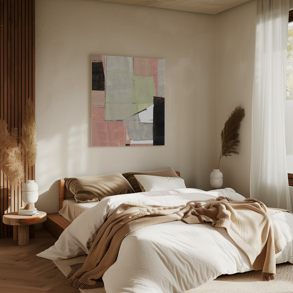Abstrakte neutrale Architektur 2 | Leinwand