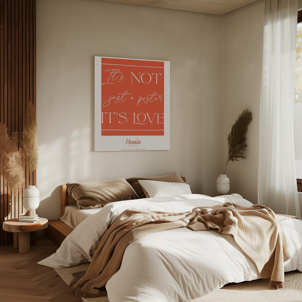 Über die Liebe. Poster | Leinwand