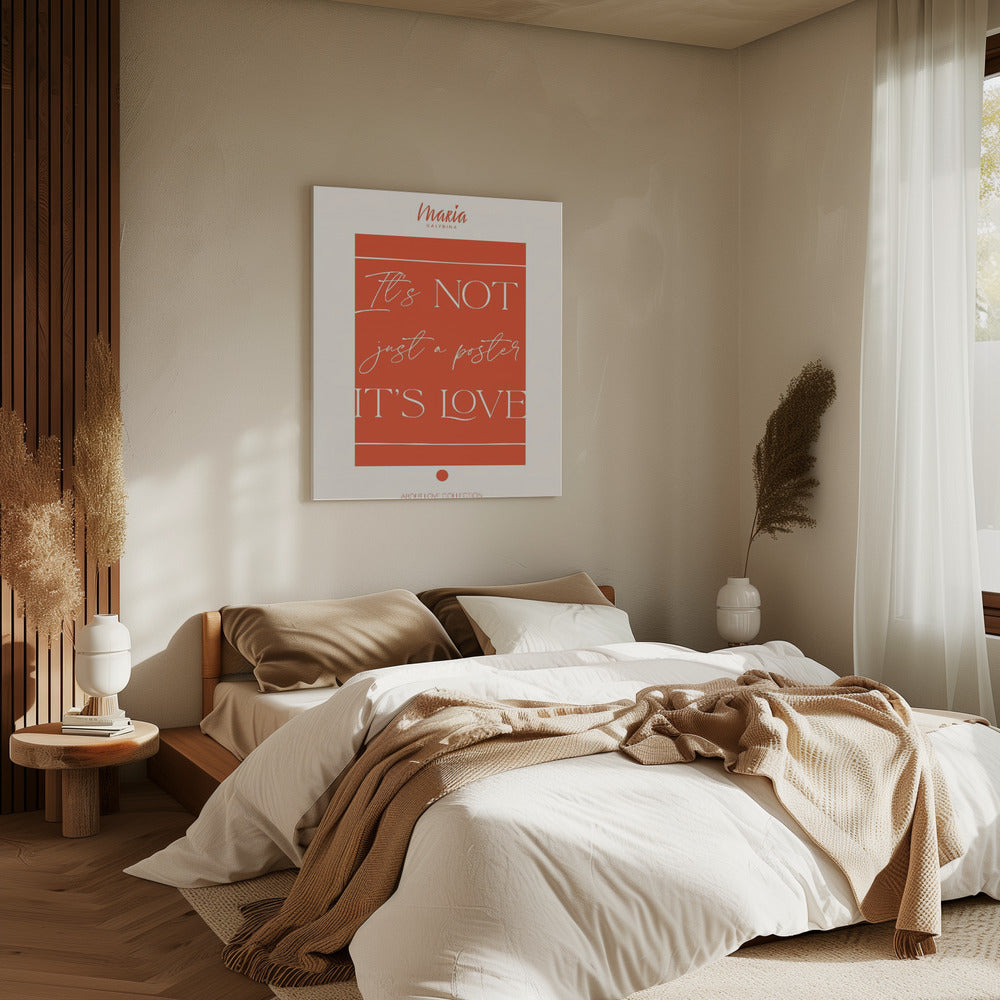 Über die Liebe. Poster | Leinwand