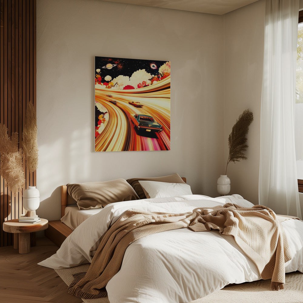 Blumenrennen | Leinwand