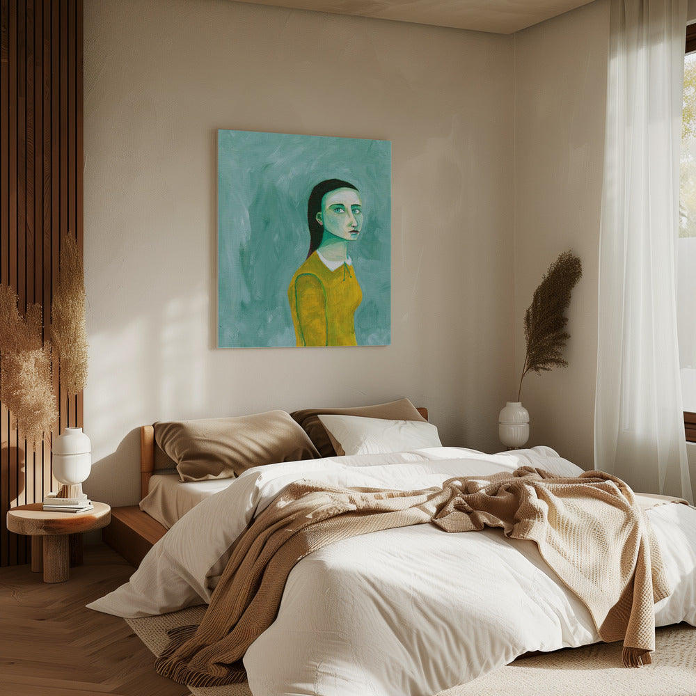 Lady in the Yellow Dress | Canvas