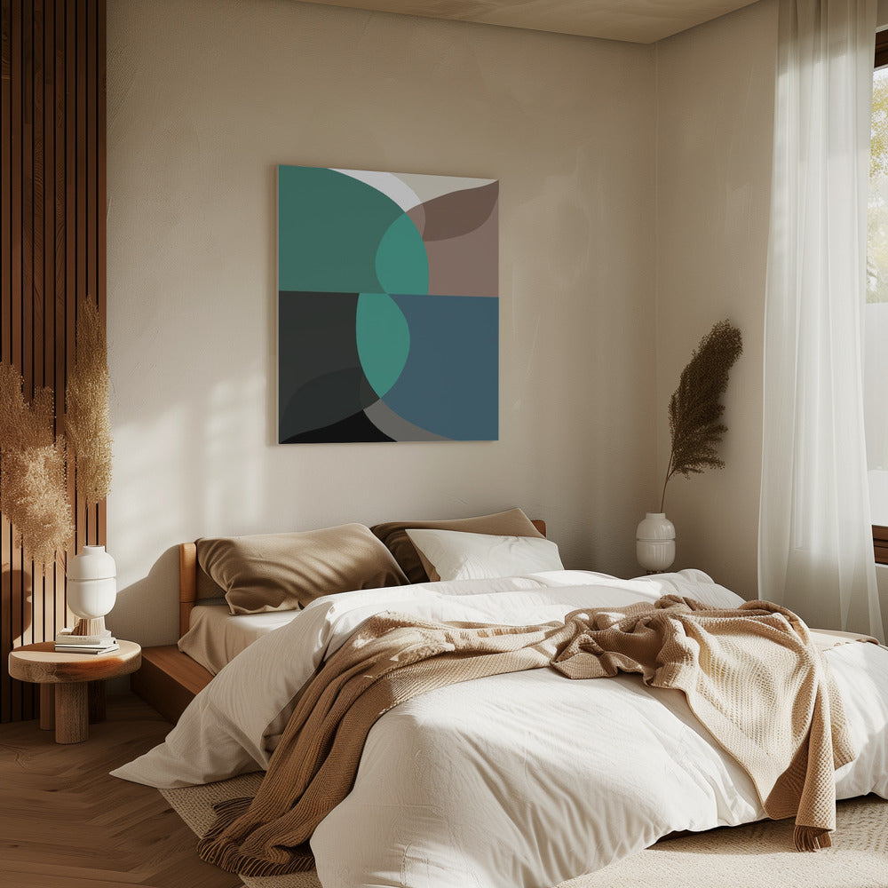 Abstrakte Formen Kunstdruck Nr. 2 | Leinwand