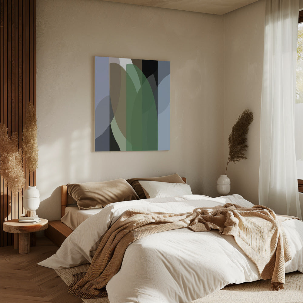 Abstrakte Formen Kunstdruck Nr. 3 | Leinwand