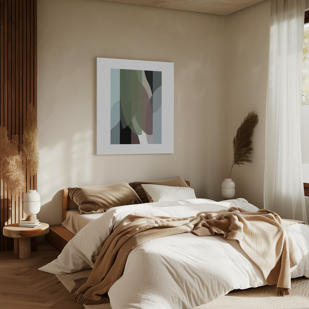 Abstrakte Formen Kunstdruck Nr. 4 | Leinwand