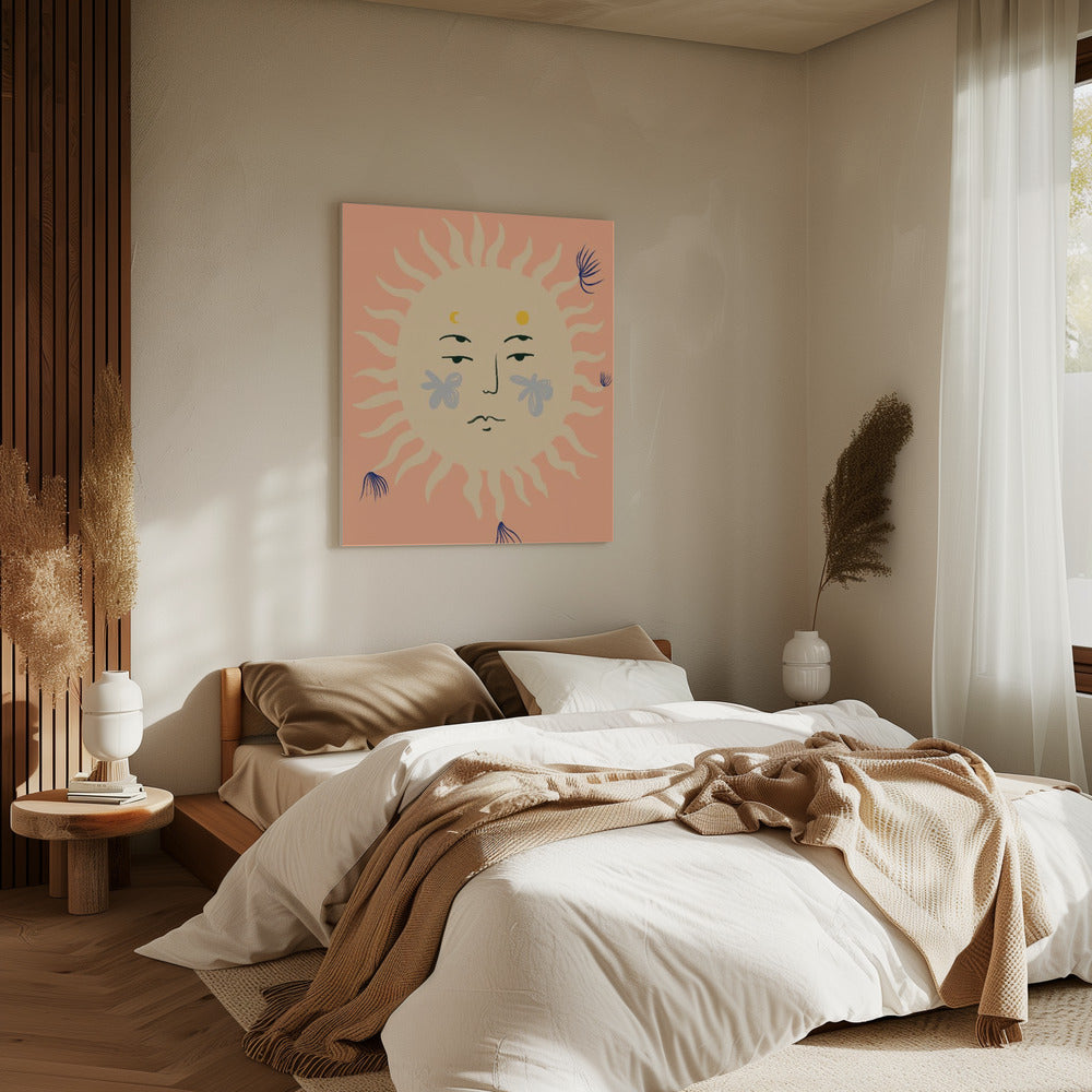 Serene Sunburst | Canvas