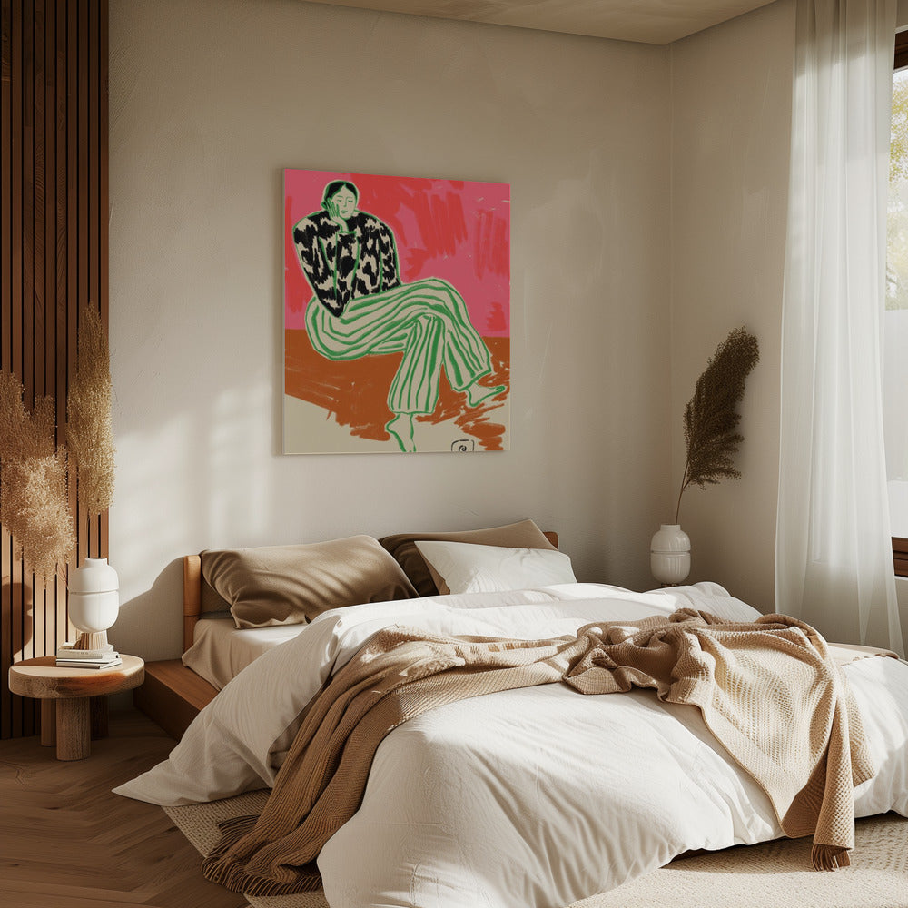Calm Woman Portrait | Canvas