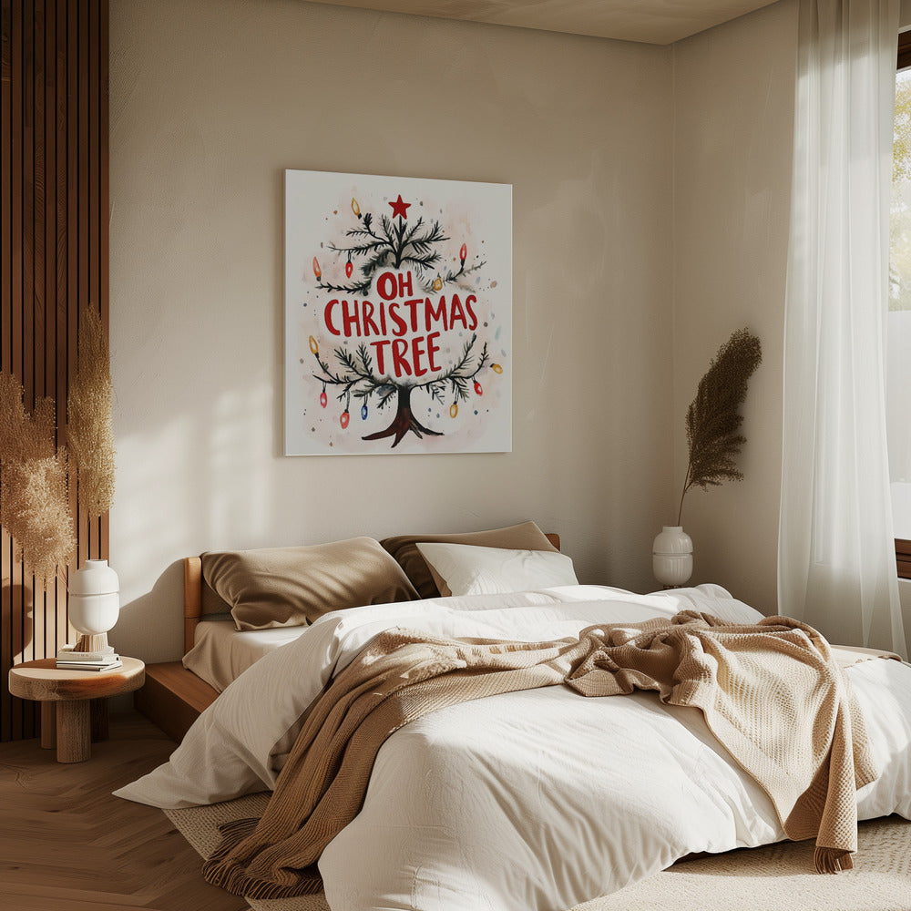 Festive Tree Glow | Canvas