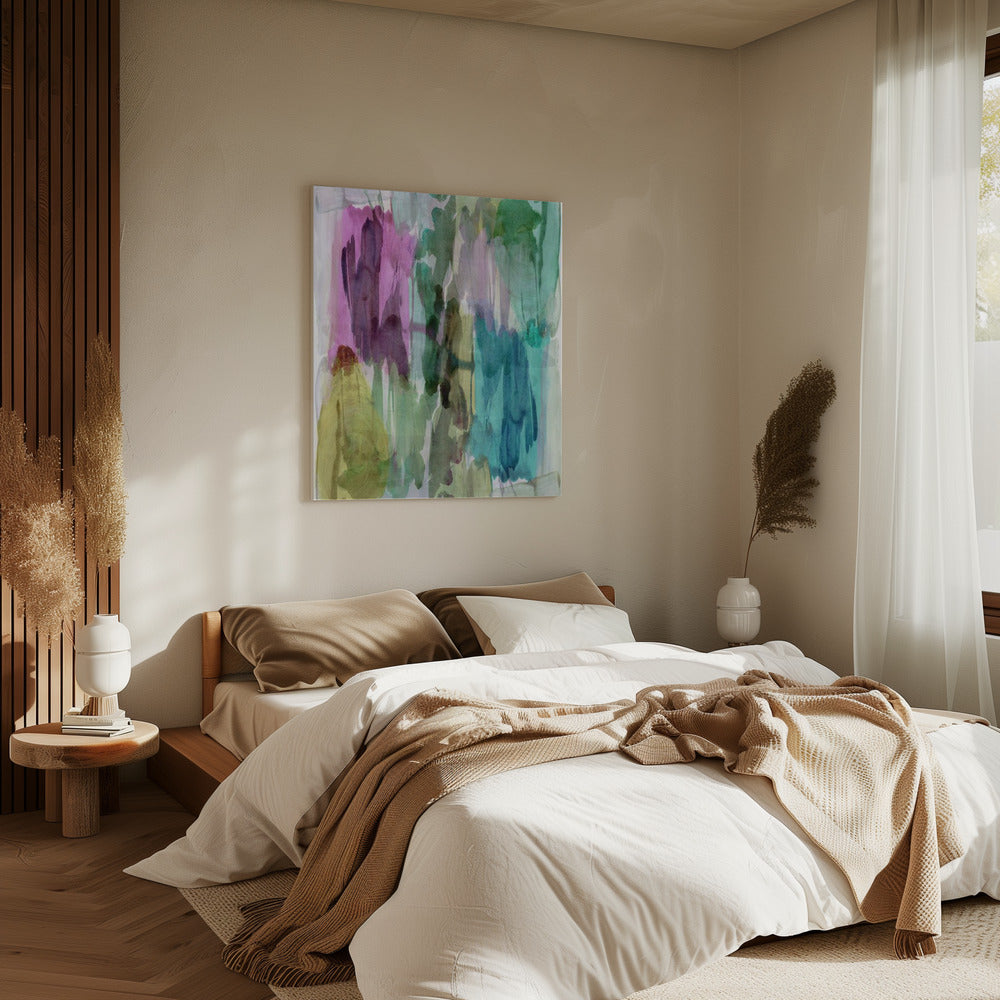 Aquarelle Organic Shapes 4 | Canvas