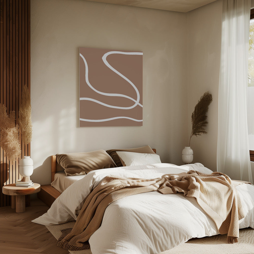 Abstract Mocha | Canvas