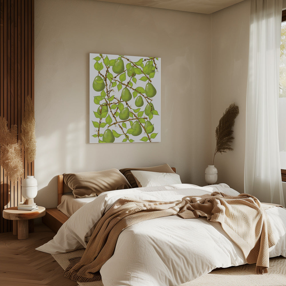 Pear Blossom Tangle | Canvas