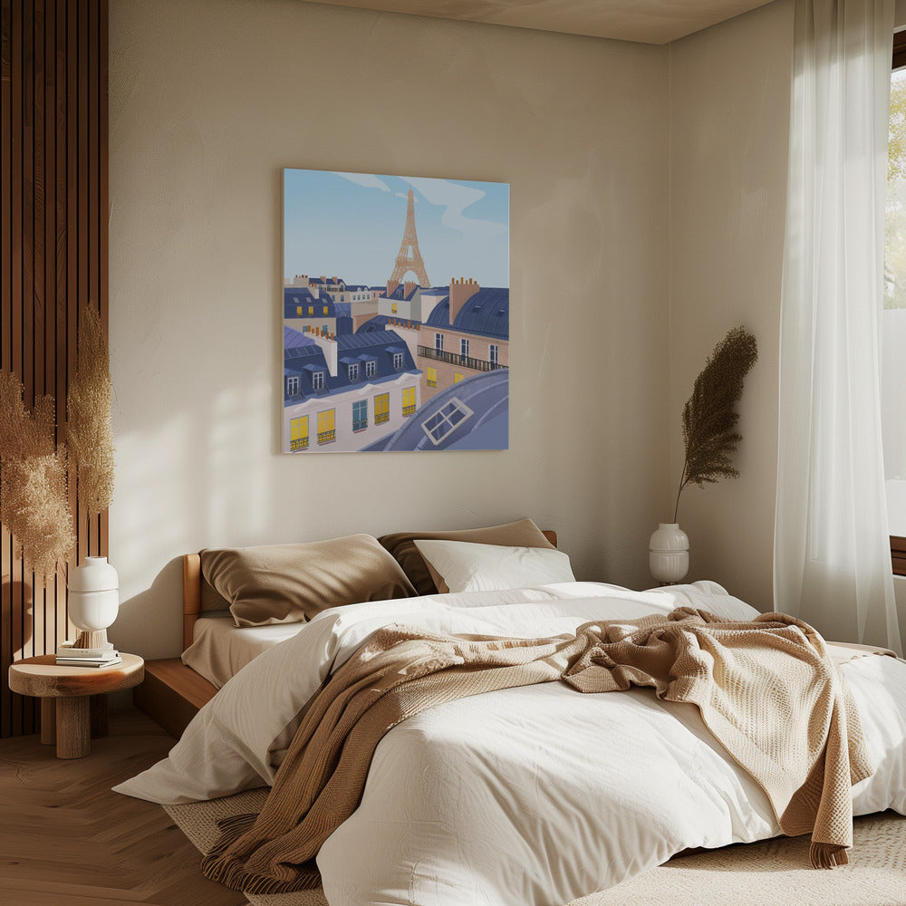 Paris Rooftops | Canvas