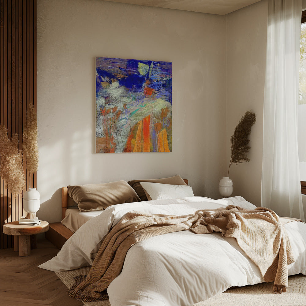 Traumlandschaft Wandteppich | Leinwand