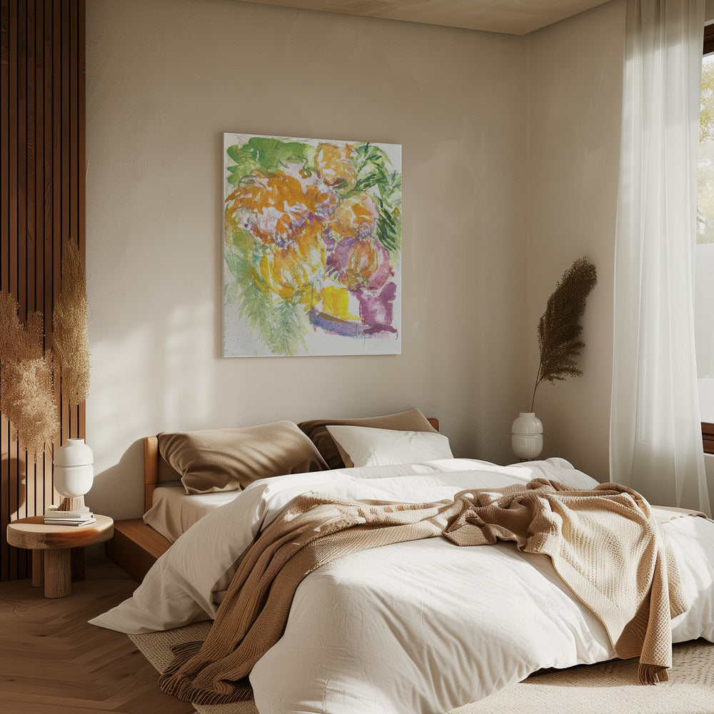 Leidenschaft der Orchideenblüte | Leinwand