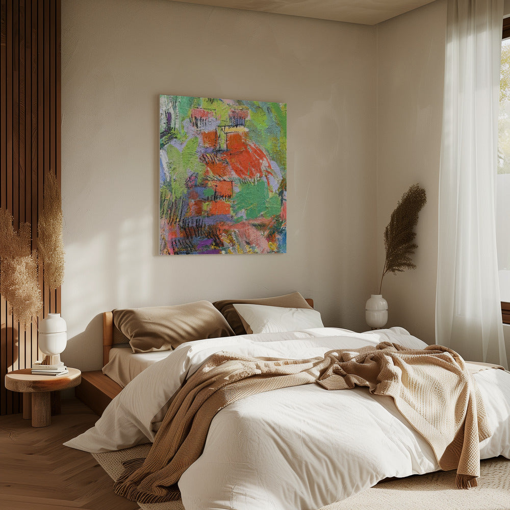 Verzauberte Farblandschaft | Leinwand