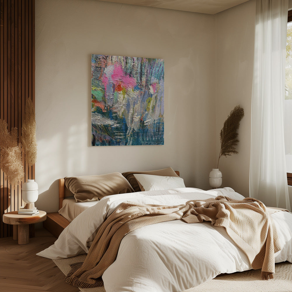 Expressionistisches farbenfrohes Abstraktes | Leinwand