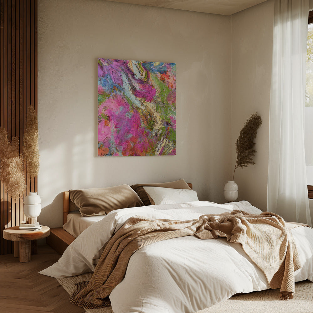 Bunte, verzauberte Pinselstriche | Leinwand