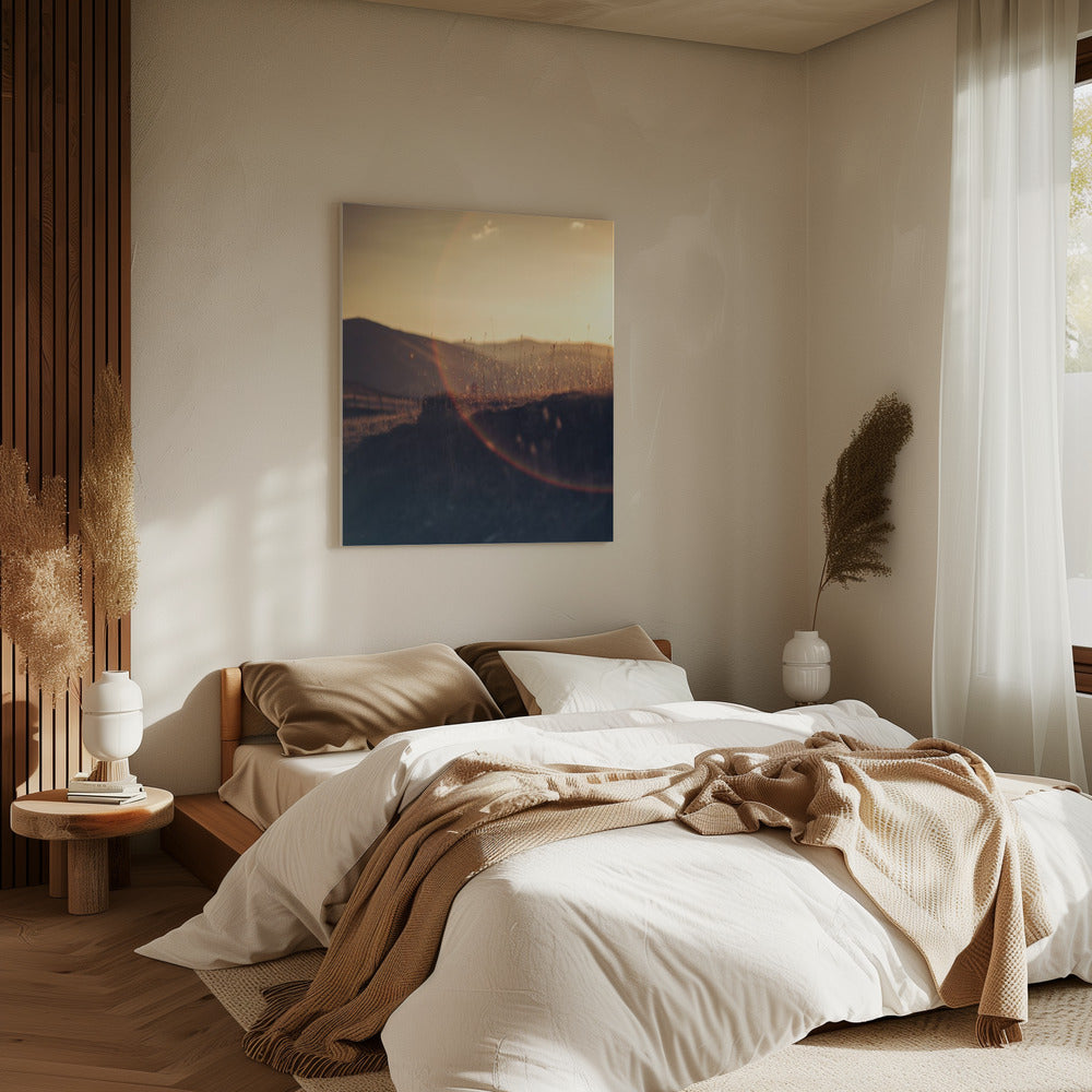 Golden Horizon Glow | Leinwand