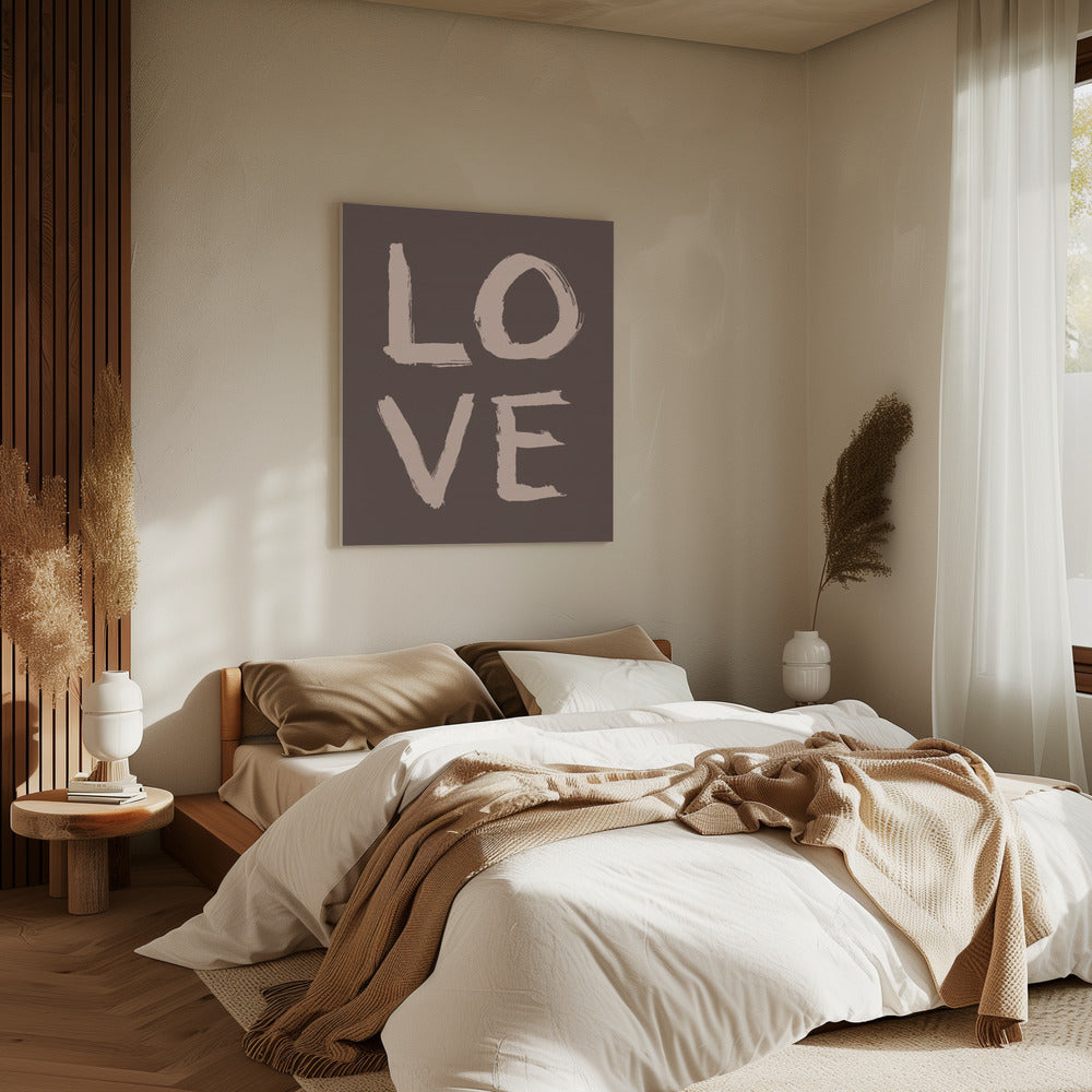 Toothy Love Kaffeequarz 1 | Leinwand