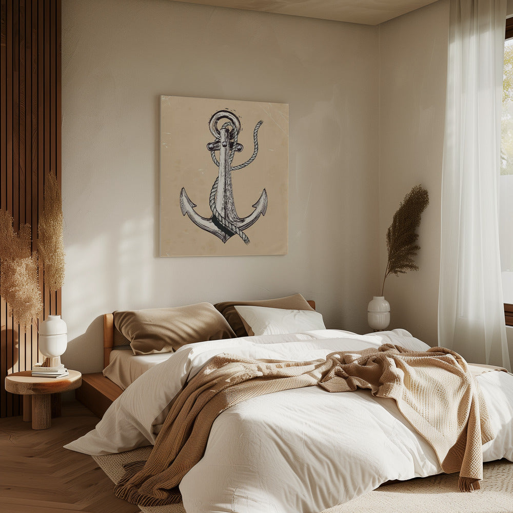 Nautische Ankergeschichte | Leinwand