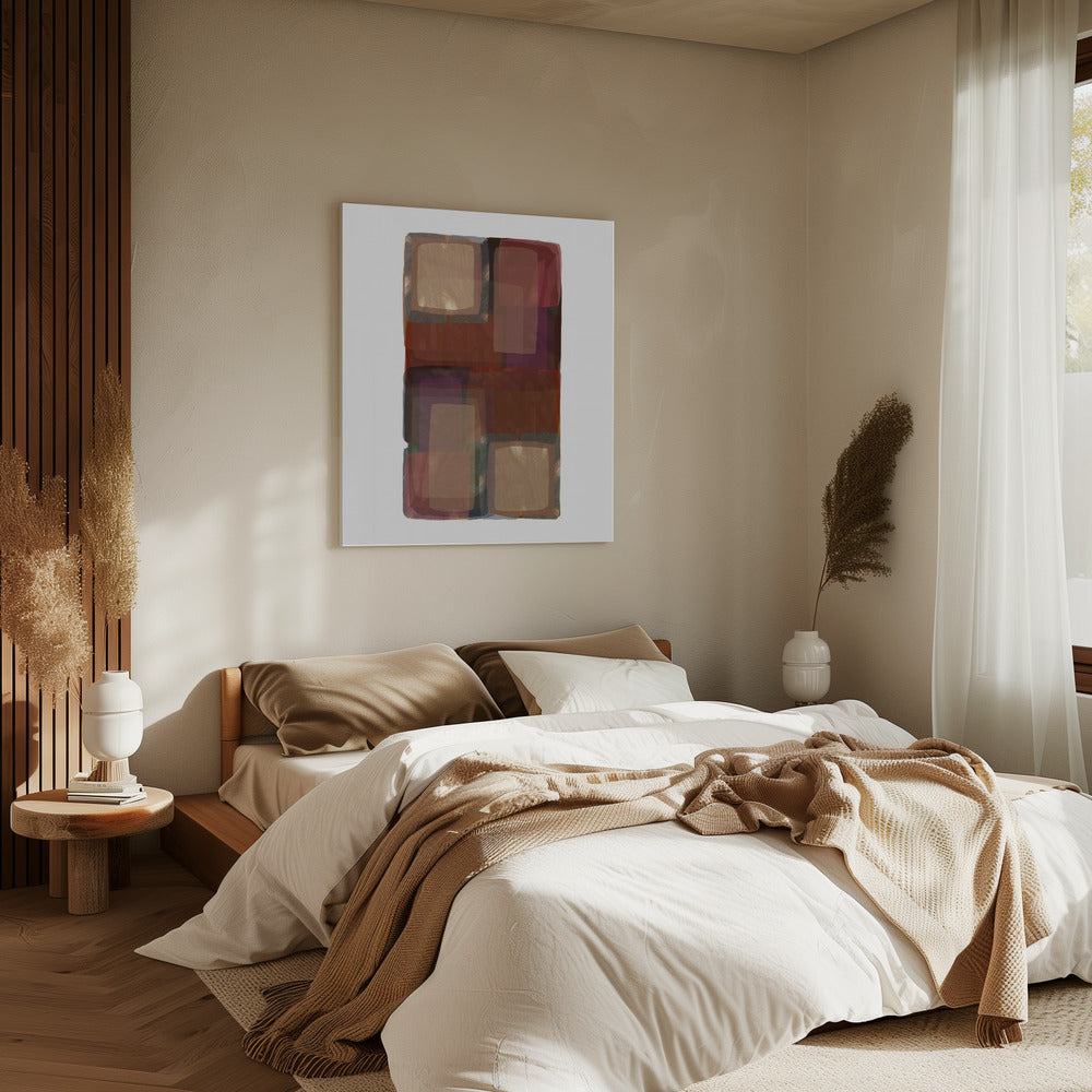 Deep Shades Shapes 2 | Canvas