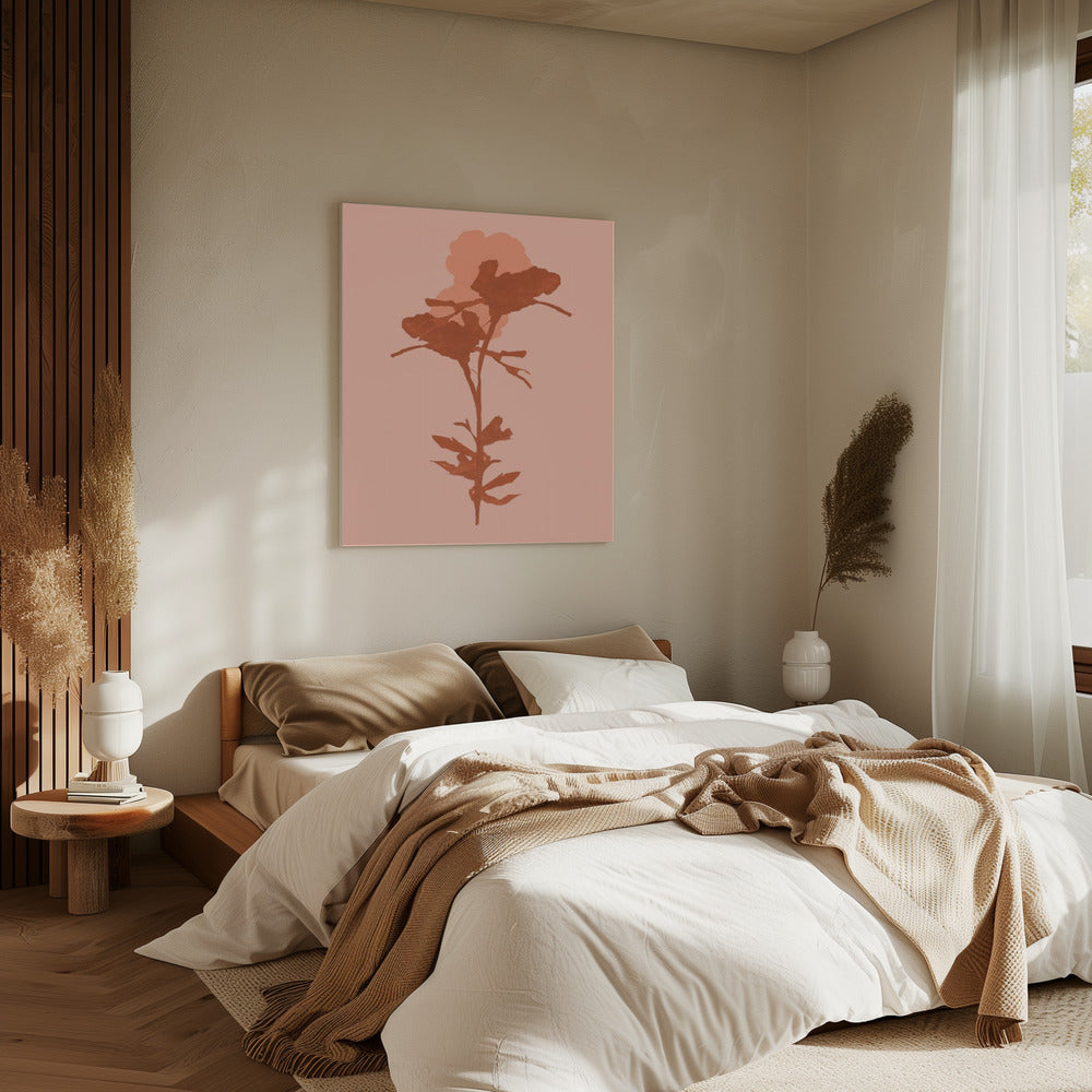 Blumensilhouette 7 | Leinwand