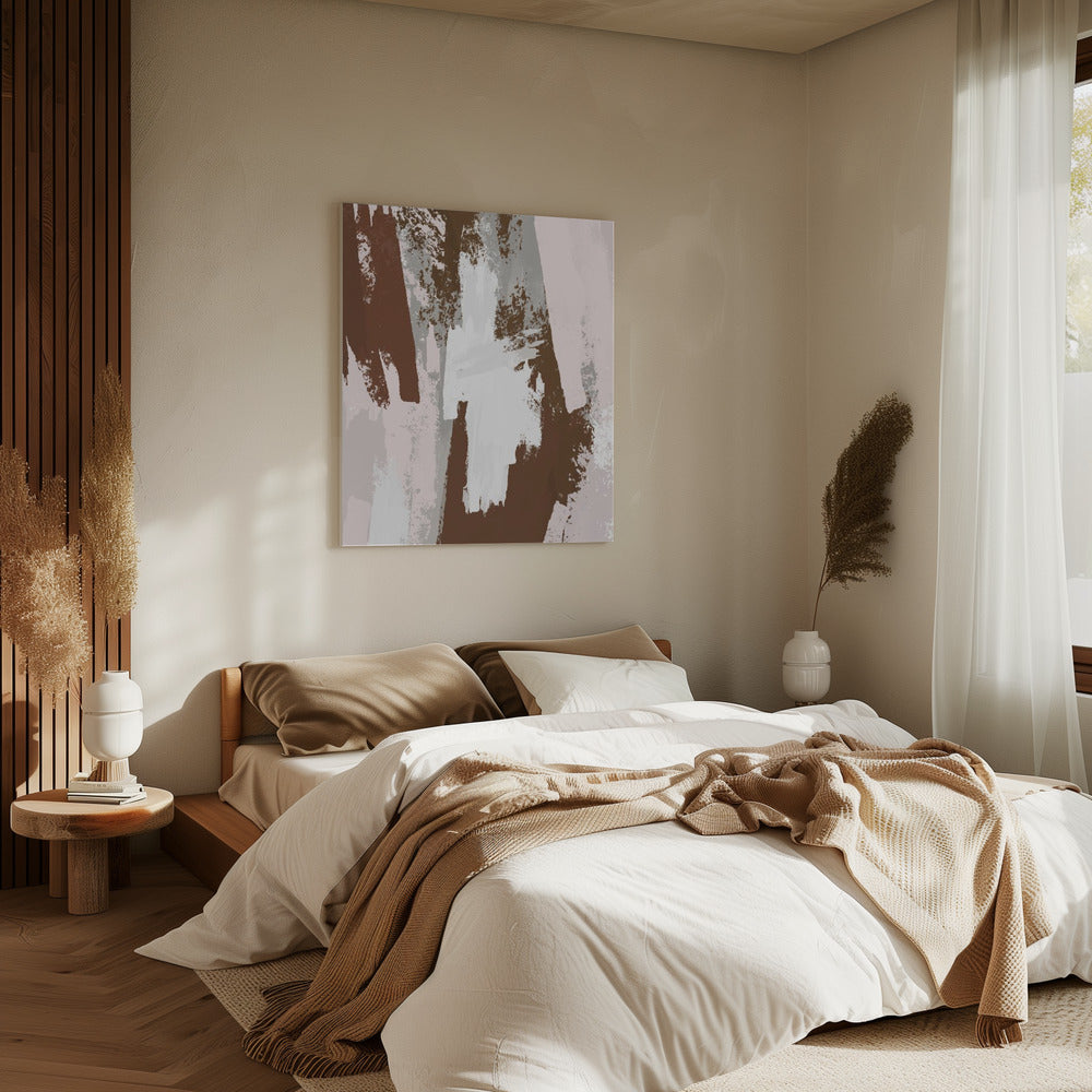 Abstrakte braune Farbe | Leinwand
