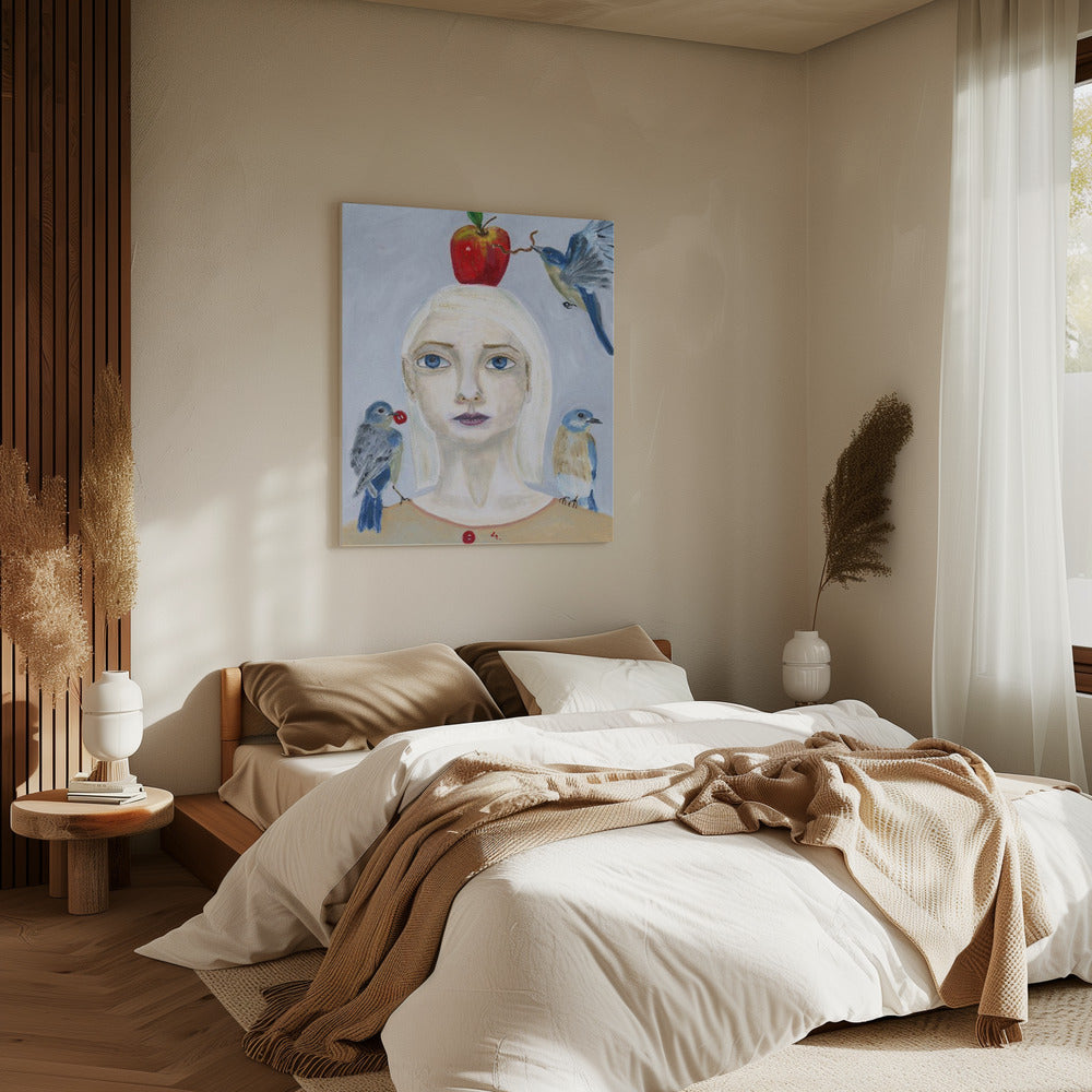 Nordische Frau Mut | Leinwand