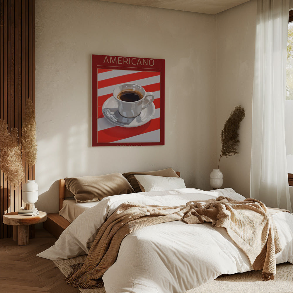 Americano Kaffee | Leinwand