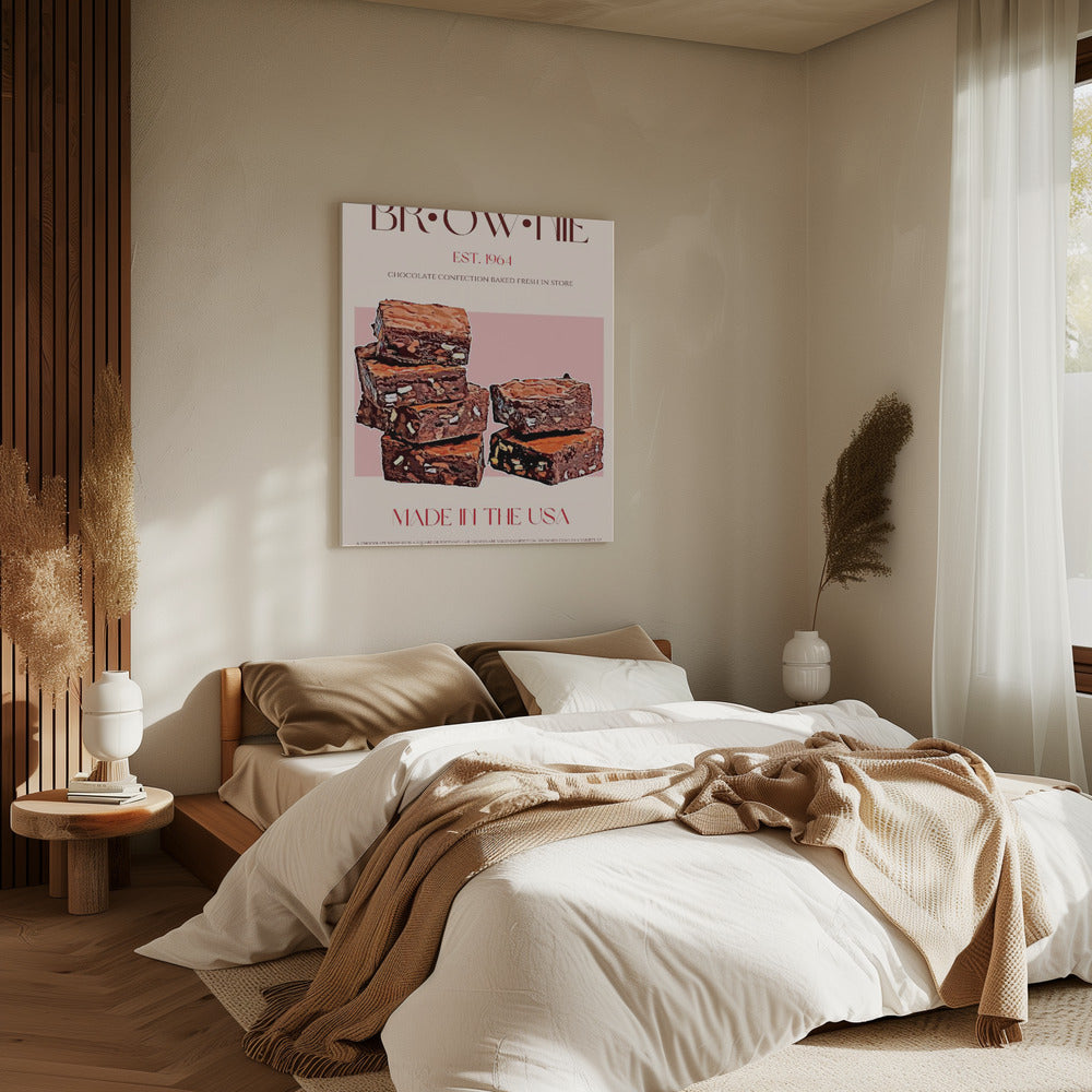 Schoko-Brownies-Genuss | Leinwand