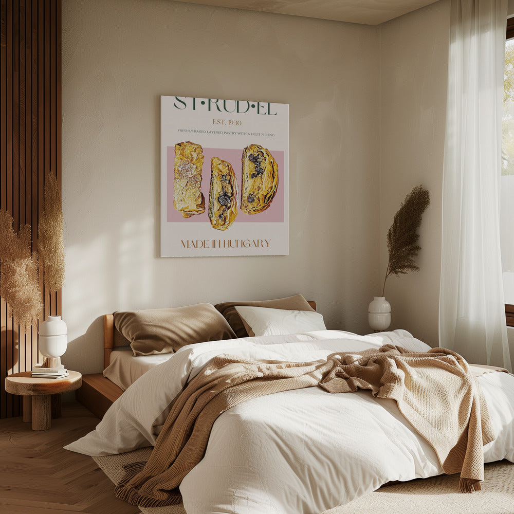 Goldene Strudelscheibe | Leinwand