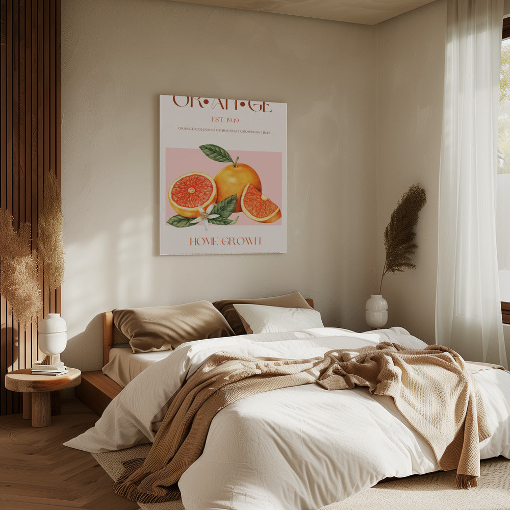 Vintage-themed With Vibrant Oranges | Canvas