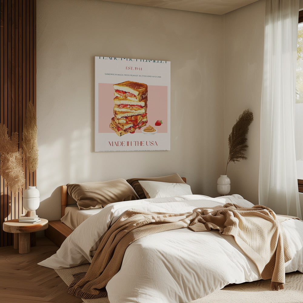 Peanut Butter And Jelly Sandwich Stack | Canvas