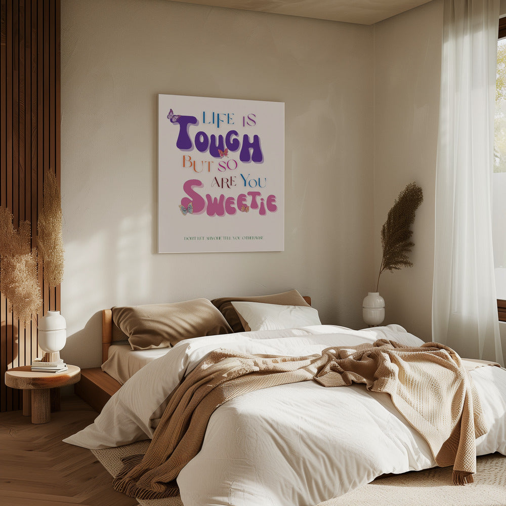Colorful Typographic Art | Canvas