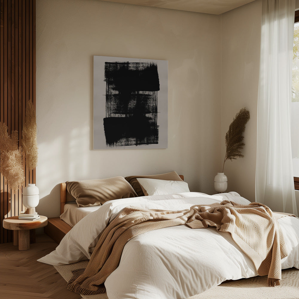 Abstrakte Pinselstriche 180Y | Leinwand