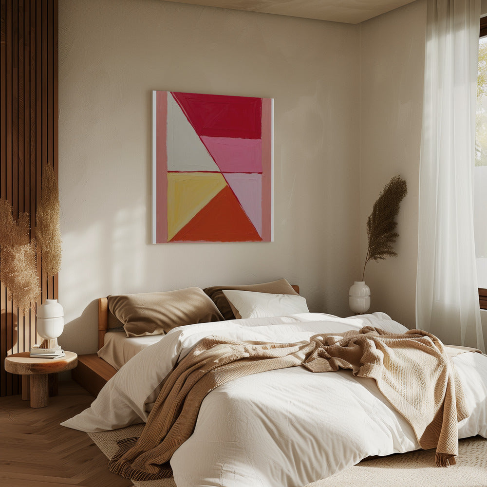 Geometrische Wärme | Leinwand