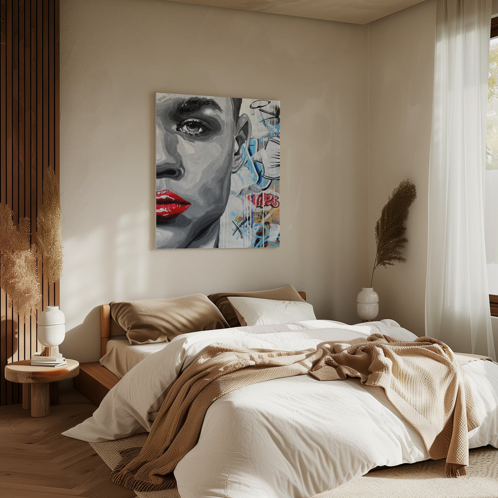 Vivid Graffiti Glance | Canvas
