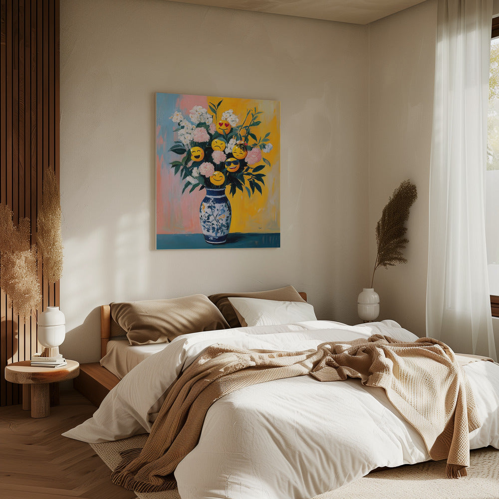 Blumen-Emojis | Leinwand