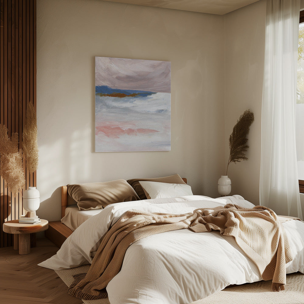 Soft Pastel Tones And Textured Brushstrokes | Canvas