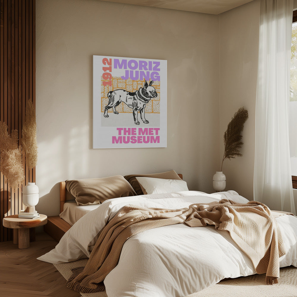 Skizze einer Bulldogge | Leinwand