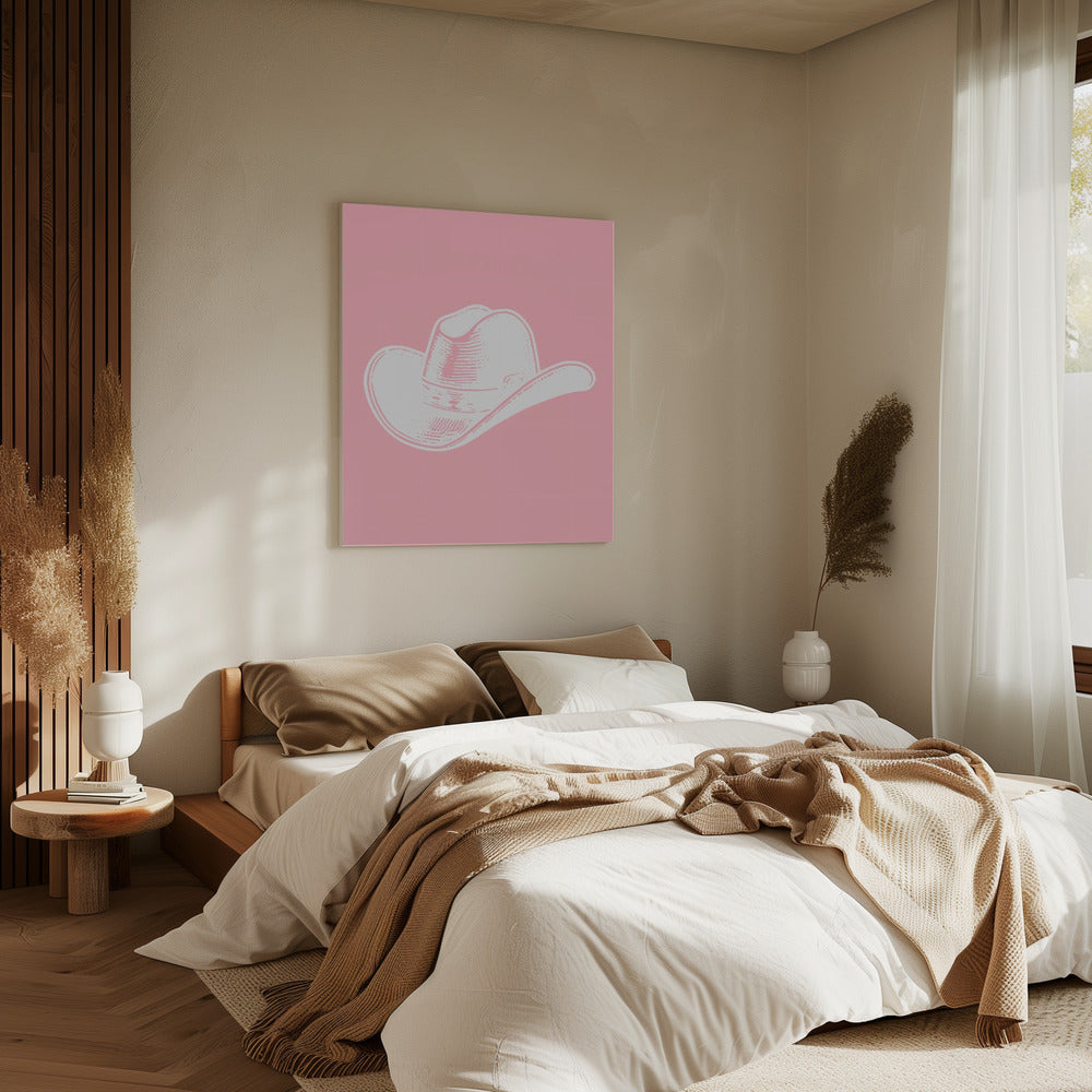 Pink Cowboy Hat | Canvas
